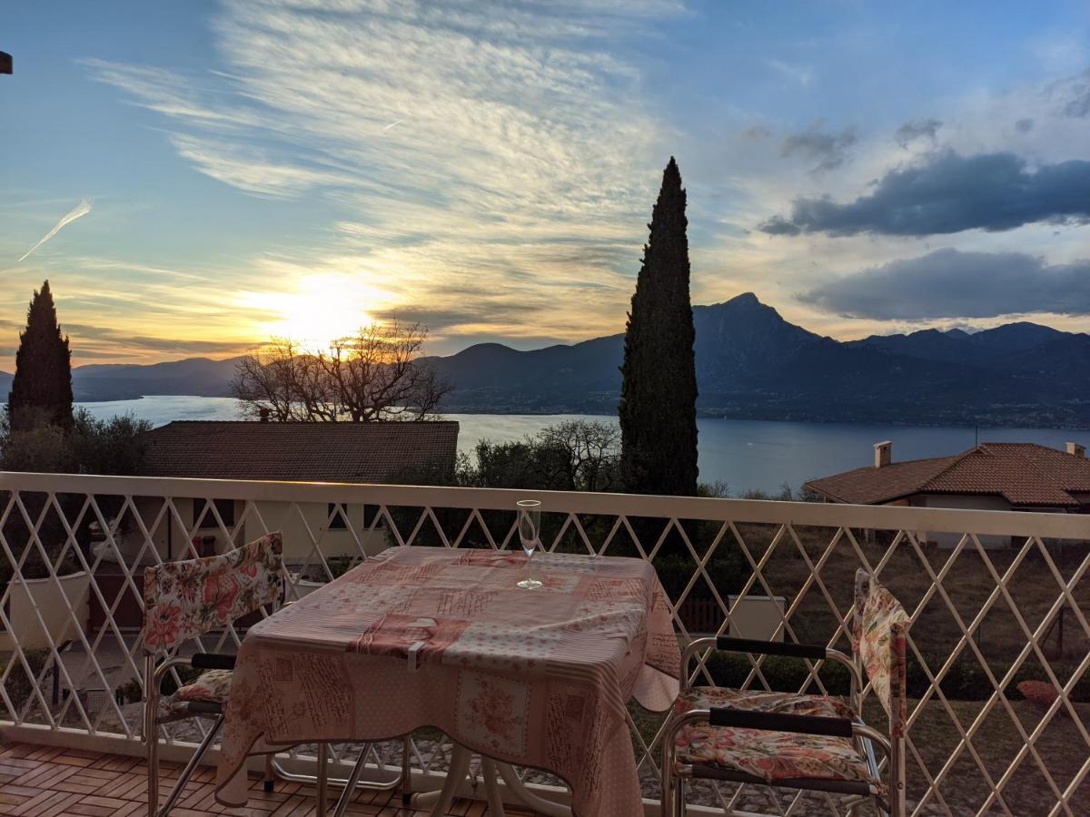 Garda Panoramic House Lägenhet Albisano Exteriör bild