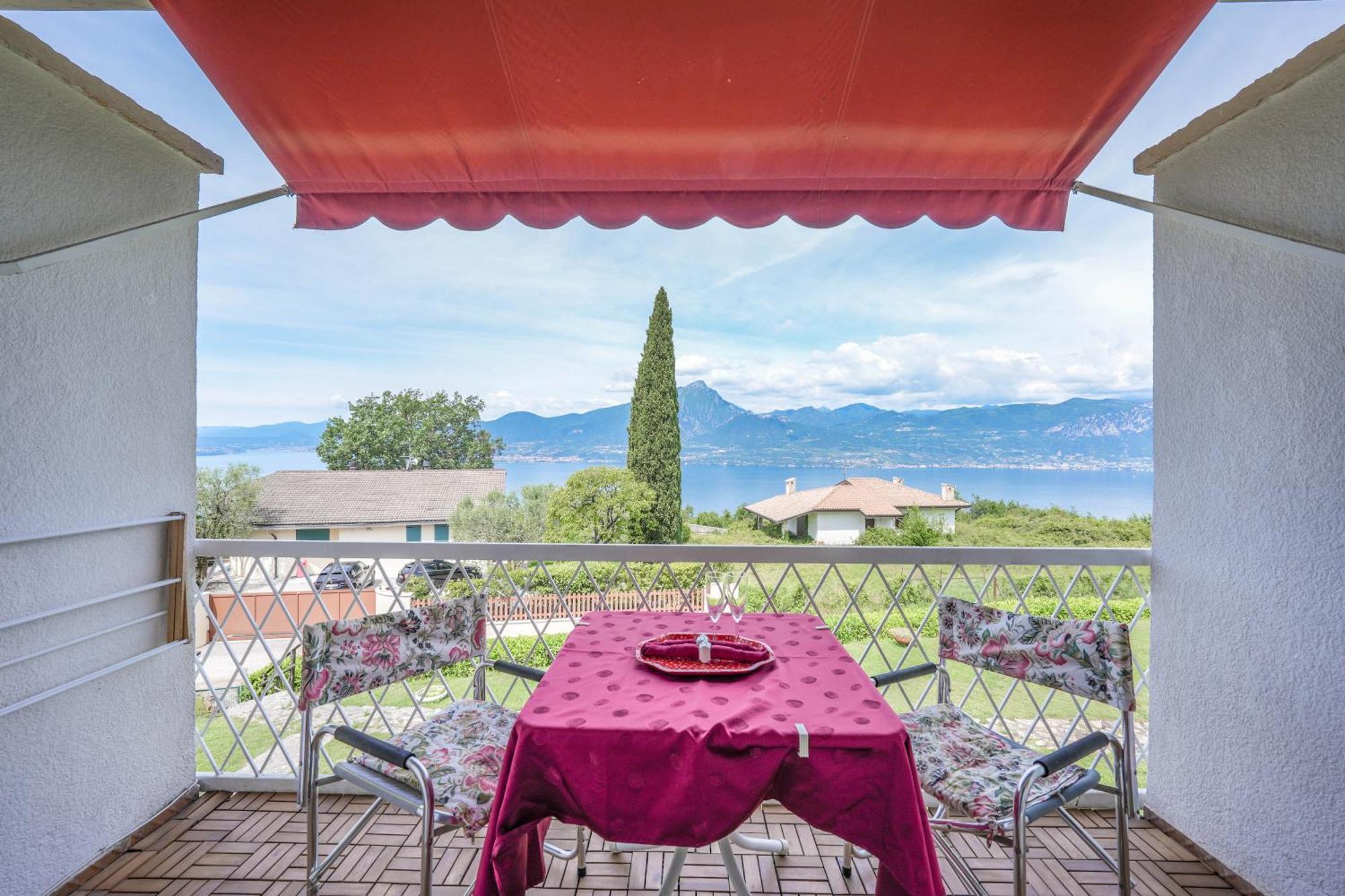 Garda Panoramic House Lägenhet Albisano Exteriör bild