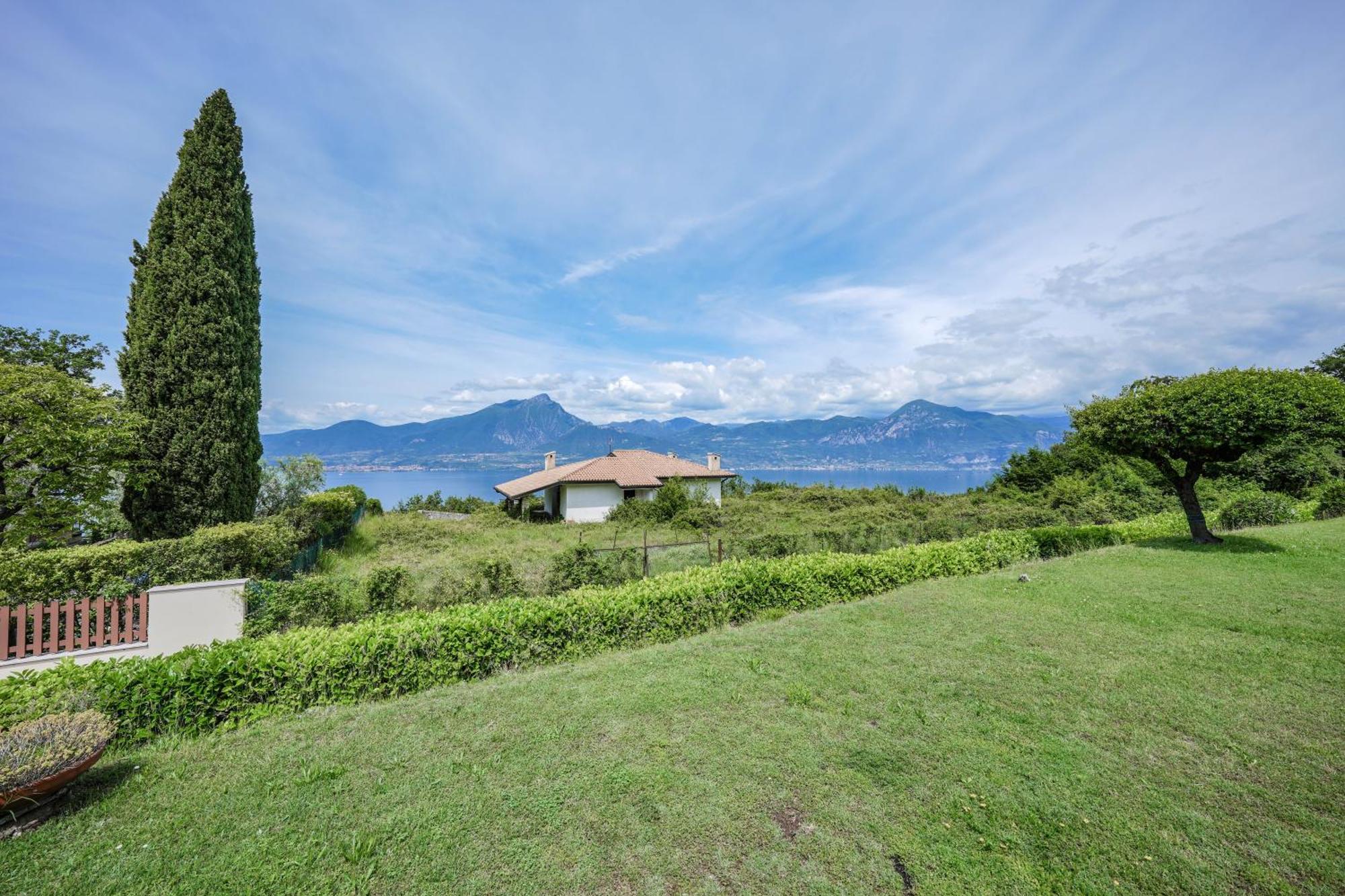 Garda Panoramic House Lägenhet Albisano Exteriör bild