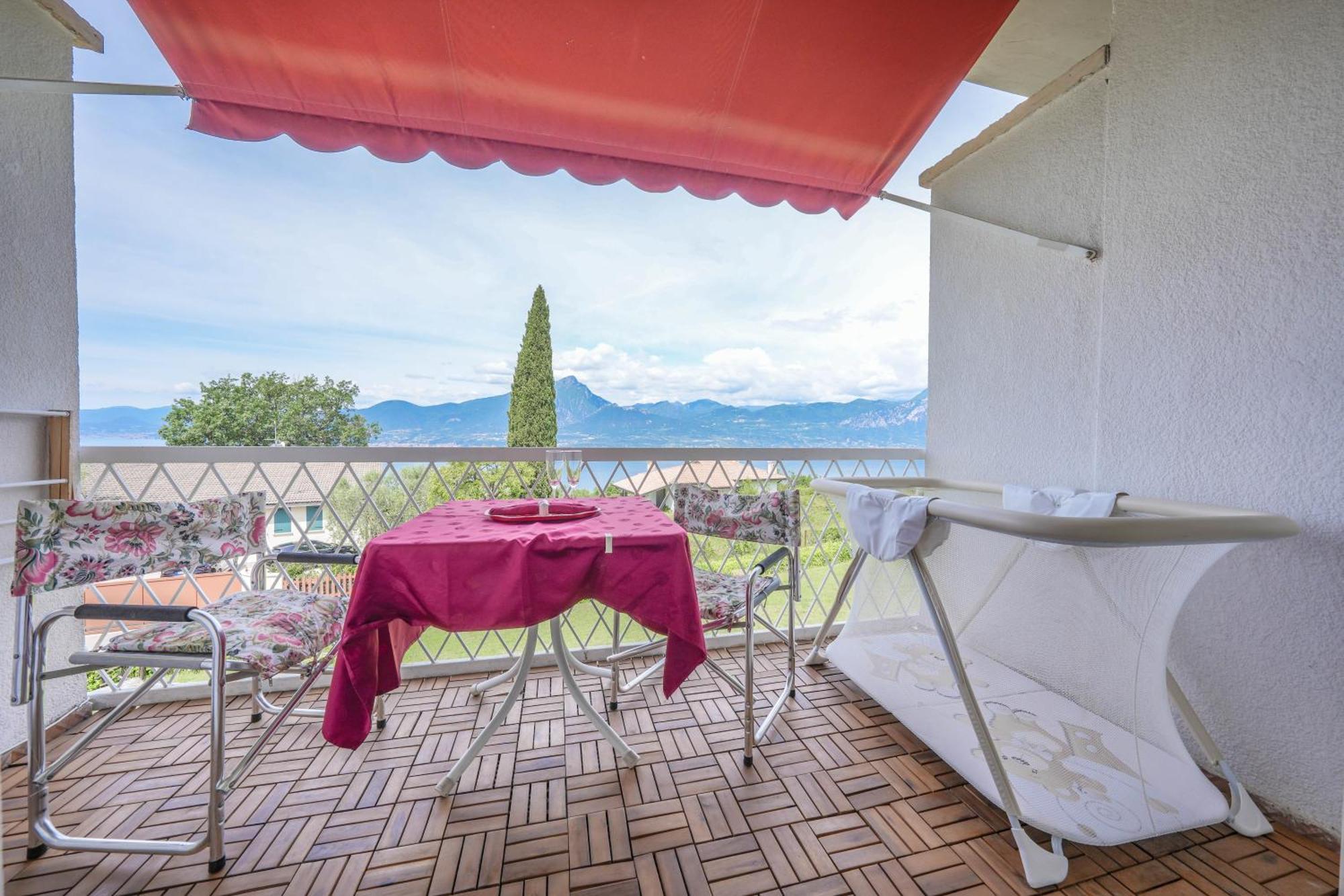 Garda Panoramic House Lägenhet Albisano Exteriör bild